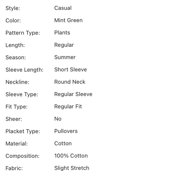 SHEIN medium tee - Picture 3 of 3